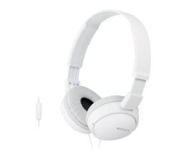 Słuchawki przewodowe Sony MDR-ZX110AP Białe