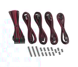 Kabel SATA CableMod ModMesh Cable Extension Kit -8+6 Czarno-Czerwone