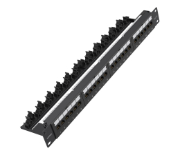 Akcesorium do szafy RACK Unitek Patch Panel 24 Porty RJ-45 Cat.6 UTP