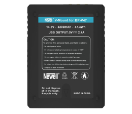 Akumulator do aparatu Newell BP-V47 SLIM do kamer z V-Mount