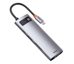 Hub USB Baseus 8w1 Baseus Metal Gleam Series
