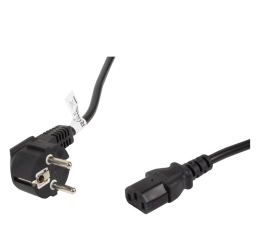 Kabel zasilający Lanberg Kabel Schuko - C13 5m