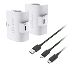 Akcesorium do pada Venom XSX Podwójny akumulator + kabel 3m - Biały