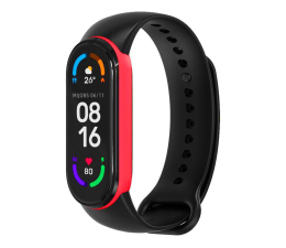 Opaska do smartwatchy Tech-Protect Opaska Iconband do Xiaomi Mi Band 5/6/6 NFC/7 black/red