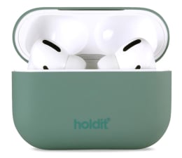 Etui na słuchawki Holdit Silicone Case AirPods Pro 1&2 Moss Green