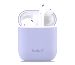 Etui na słuchawki Holdit Silicone Case AirPods 1&2 Lavender