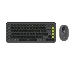 Zestaw klawiatura i mysz Logitech POP ICON Combo grafit