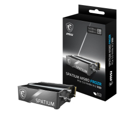 Dysk SSD MSI 4TB M.2 PCIe Gen5 NVMe Spatium M580 Frozr Heatsink