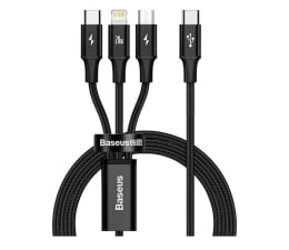 Kabel USB Baseus Kabel USB 3w1 Rapid Series 20W 1.5m