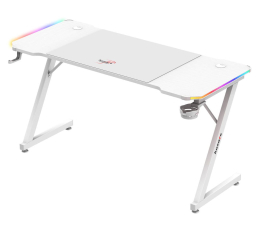 Biurko gamingowe Huzaro Hero 3.3 White  RGB