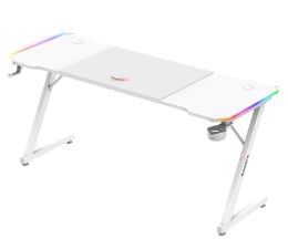 Biurko gamingowe Huzaro Hero 4.8 White RGB