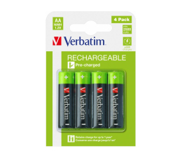 Bateria i akumulatorek Verbatim Premium HR6 AA 2500mAh (4 szt.)