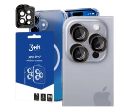 Folia / szkło na smartfon 3mk Lens Protection Pro do iPhone 16 Pro/16 Pro Max Rose Brown