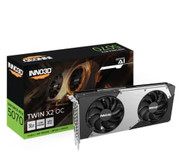 Karta graficzna NVIDIA INNO3D GeForce RTX 5070 Twin X2 OC 12GB GDDR7 DLSS4