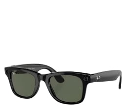 Gogle VR Meta Ray-Ban Wayfarer - Smart Glasses (Shiny Black/Green)