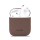 Etui na słuchawki Holdit Silicone Case AirPods 1&2 Dark Brown
