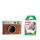 Aparat natychmiastowy Fujifilm Instax Mini Evo brązowy + wkłady (10 zdjęć)