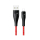 Kabel Lightning USAMS  Kabel pleciony U41 lightning 3m 2A czerwony