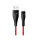 Kabel Lightning USAMS Kabel pleciony U41 lightning 1m 2A czerwony Fast Charge