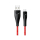 Kabel USB USAMS Kabel pleciony U41 microUSB 3m 2A czerwony