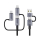 Kabel USB USAMS Kabel 6w1 Fast charging 240W 2m (SJ738)