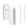 Etui / obudowa na smartfona TCL NXTPaper 60 Ultra Case+EMR Stylus+Stylus Case White