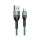 Kabel USB USAMS Kabel pleciony U55 2A micro USB zielony 1m