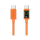 Kabel USB USAMS Kabel PD 60W USB-C/USB-C 1,2m pomarańczowy