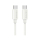 Kabel USB USAMS Kabe 60W 3A Silicone Fast Charging USB-C do USB-C biały