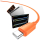 USAMS Kabel 60W 3A Silicone Fast Charging USB-C do USB-C pomarańcz - 1568985 - zdjęcie 9