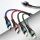 USAMS Kabel pleciony U26 4w1 0,35m 2A (2xlight/microUSB/C) - 1569041 - zdjęcie 3