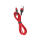 Kabel USB USAMS Kabel pleciony U26 USB-C 1m 3A Fast Charging czerwony
