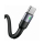 USAMS Kabel pleciony U26 USB-C 1m 3A Fast Charging czarny - 1569051 - zdjęcie