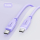 USAMS Kabel USB-C na USB-C 100W 1,2mPort Display purpurowy - 1569044 - zdjęcie 12