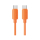 Kabel Lightning USAMS Kabel 30W 3A Silicone USB-C do Lightning pomarańczowy