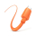 USAMS Kabel 30W 3A Silicone USB-C do Lightning pomarańczowy - 1569042 - zdjęcie 3