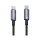Kabel USB USAMS Kabel USB-C na USB-C 60W 1,2m Fast Charging stalowy