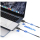 USAMS Kabel KY Series US-SJ693 3A USB-C do USB-A 2m biały - 1569050 - zdjęcie 3