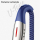 USAMS Kabel pleciony microUSB 1,2m Power-off 2A czarny - 1569061 - zdjęcie 8