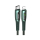 Kabel Lightning USAMS Kabel pleciony C/Lightning Smart Power-off 20W 1,2m zielony