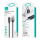 USAMS Kabel pleciony lightning 1,2mLED 2,4A Fast Charging czarny - 1569000 - zdjęcie 7