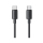 Kabel USB USAMS Kabel USB-C na USB-C 60W 1mFast Charging YD Series czarny