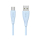 Kabel USB USAMS Kabel Green Series SJ714 18W 3A USB-A do USB-C 1m niebieski