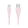 Kabel USB USAMS Kabel Green Series SJ714 18W 3A USB-A do USB-C 1m różowy