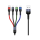 Kabel USB USAMS Kabel pleciony U26 4w1 3m 2A (2xlightning/microUSB/USB-C)