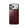 Etui / obudowa na smartfona Nomad Magnetic Leather Back iPhone 18 Pro / 17 Pro MagSafe (burgun