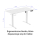 Silver Monkey Biurko elektryczne ED-120 white - 1162802 - zdjęcie 3