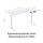 Silver Monkey Biurko elektryczne ED-140 white - 1162663 - zdjęcie 3