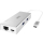 Unitek HUB USB-C (2x USB 3.0, Ethernet, USB-C) - 326055 - zdjęcie