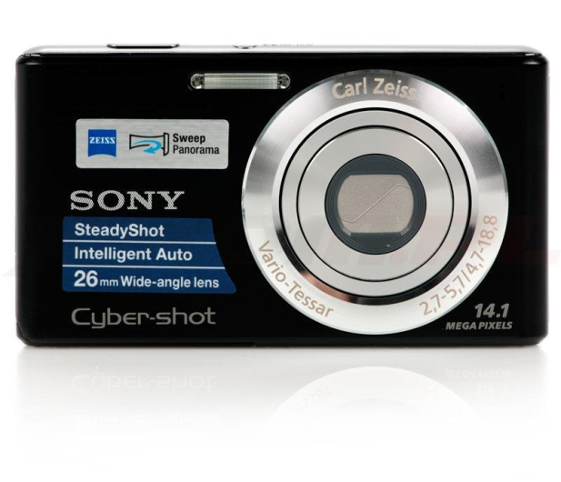 Sony DSC-W530 czarny - Aparaty kompaktowe - Sklep